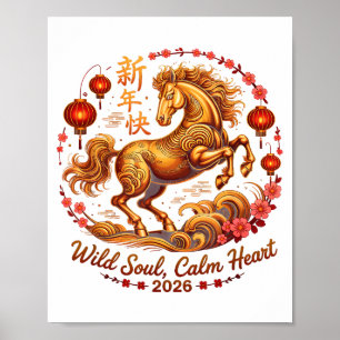 Poster Linda Senhora Cavalo 2026 Alma Selvagem Coração Ca