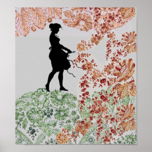 Poster Linda Silhouette Girl