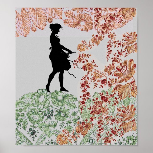 Poster Linda Silhouette Girl (Frente)