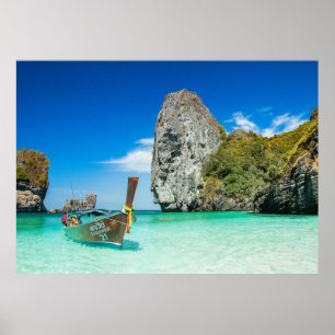 Poster Linda Tailândia Beach