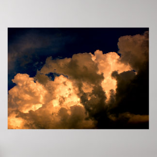 Poster Linda Tempestade Cloud Nature Sky Foto
