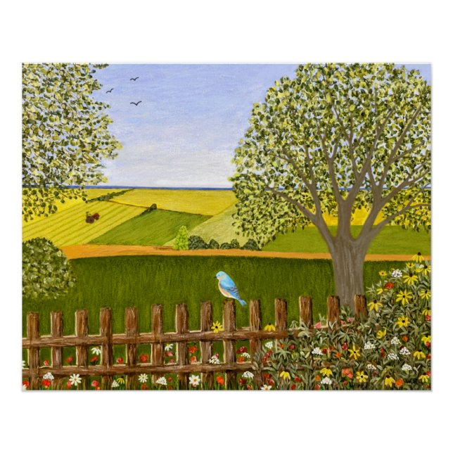 Pôster Linda visão brilhante (Frente)