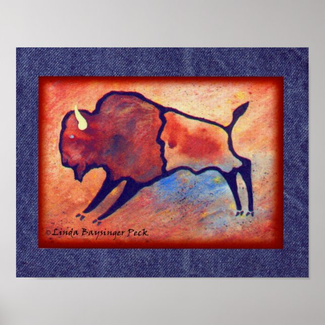 Pôster Lindas Buffalo Estilizado (Frente)