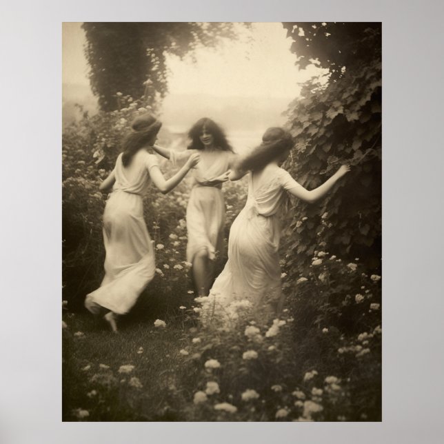 Poster Lindas garotas vintage (Frente)