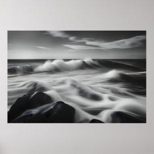 Poster Lindas ondas do mar