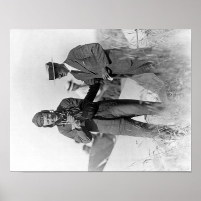 Pôster Lindbergh e Wright com o Plano Destruído (Frente)