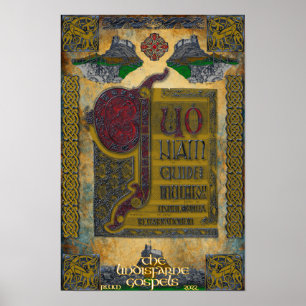 Poster Lindisfarne Gospels