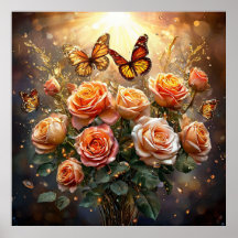 Lindo buquê de rosas