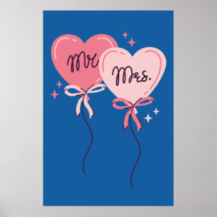 Poster Lindo Cartaz para Novos Casais