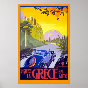 Poster lindo das viagens vintage da piscina