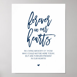 Poster Lindo Para Sempre Em Nossos Corações, Memorial da