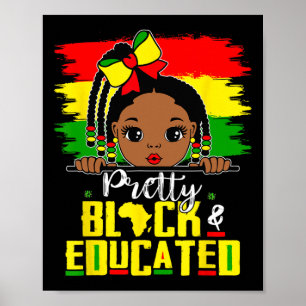Poster Lindos Negros Educados História Negra Crianças Men