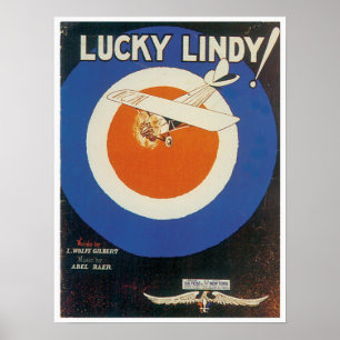 Poster Lindy afortunado