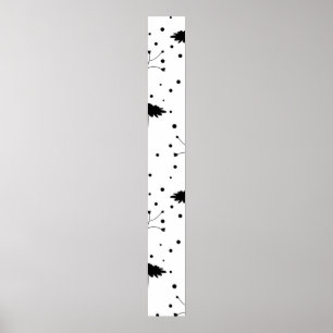 Poster Line art, Sinal de Pedestal da Cinza Escura