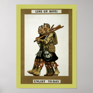 Poster Line Up Boys (fronteira)