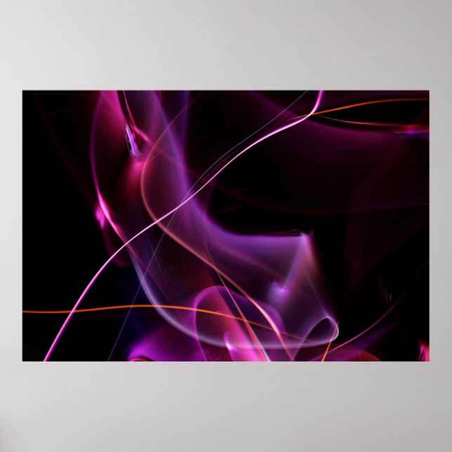 Poster Linear abstrato, ar, arquitetura, arte, astronáuti (Frente)