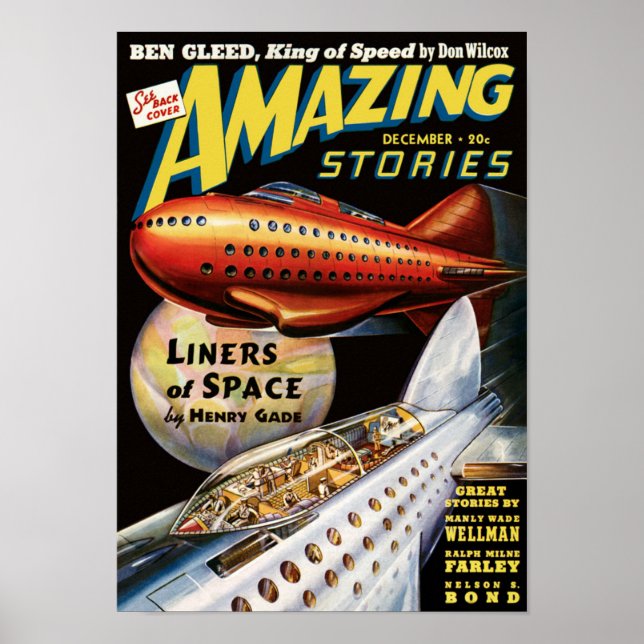 Pôster Liners de Espaço (Frente)