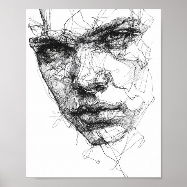 Poster Lines of a Fractured Gaze (Frente)