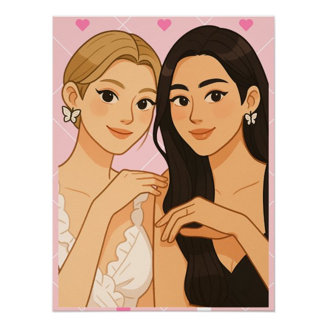 Pôster LingOrm, Ling Ling Kwong and Orm Kornaphat Thai GL (Frente)