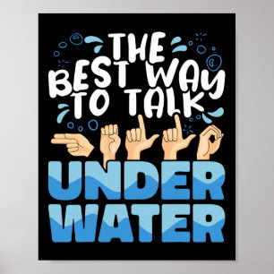 Poster Língua de sinais americana é a melhor maneira de f