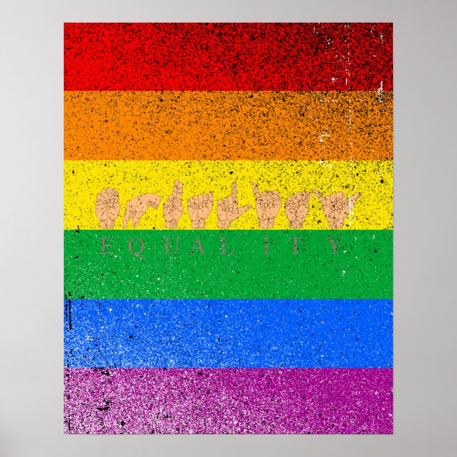 POSTER LÍNGUA DE SINAIS PARA IGUALDADE (Frente)