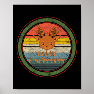 Poster Língua de sinais Reindedo de Natal surdo surdo sur