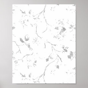 Poster Língua, Nuvem de Cinzas