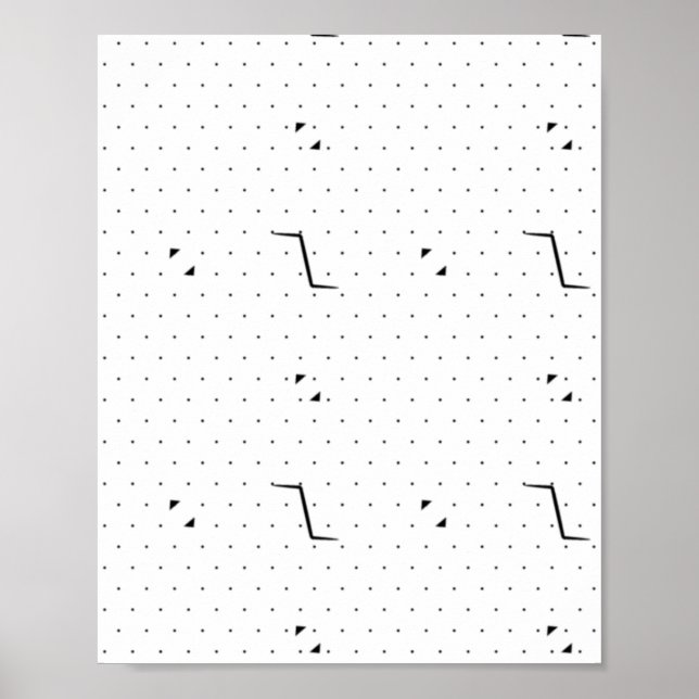 Poster Língua, Sinal de Pedestal Branco Verde (Frente)