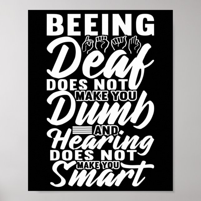 Poster linguagem de sinais de consciência Linguagem de si (Frente)