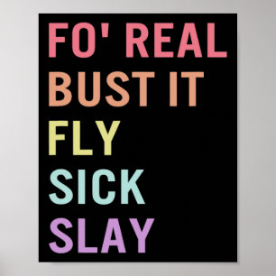 Poster Linguagem De Sinais Para Realmente Bust Ti SLA Tch