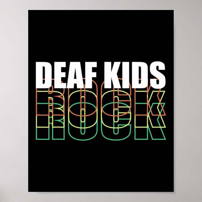 Poster Linguagem de Sinal de Criança (Frente)