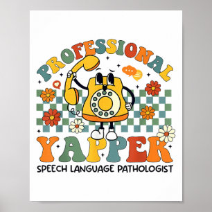 Poster Linguagem Floral Patologista Slp Professiona