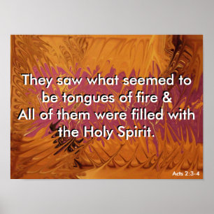 Poster Línguas do fogo - sombra Versed