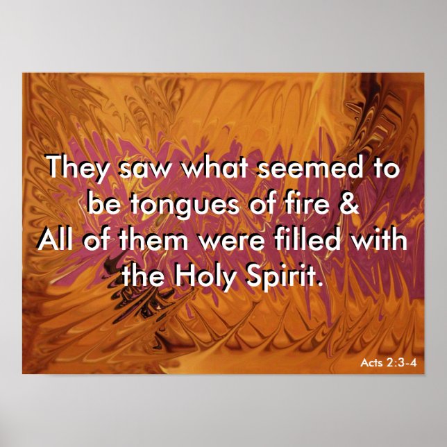 Poster Línguas do Fogo - Sombra Vertida (Frente)