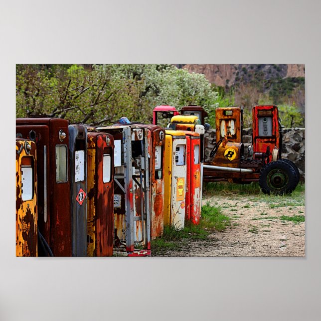 Pôster Linha Conga Bomba de Gás no Novo México (Frente)