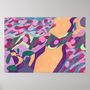 Pôster Linha d'água, 19x13