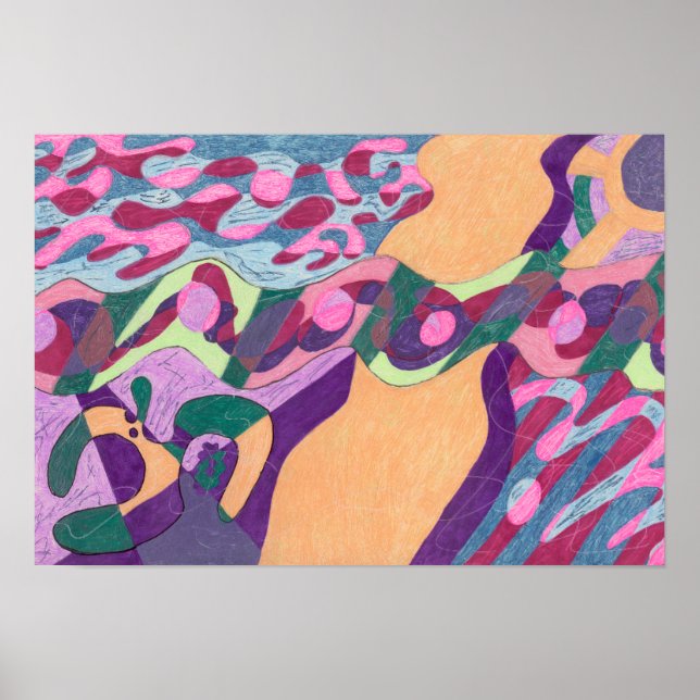 Pôster Linha d'água, 19x13 (Frente)