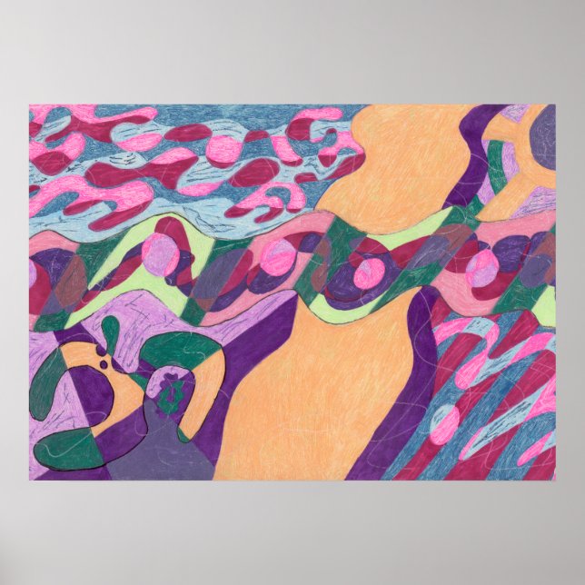 Pôster Linha d'água, 28x20 (Frente)