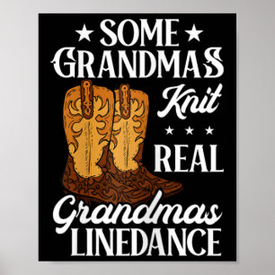 Poster Linha Dançando Alguns Avós Knmas Linha Verdadeiro 