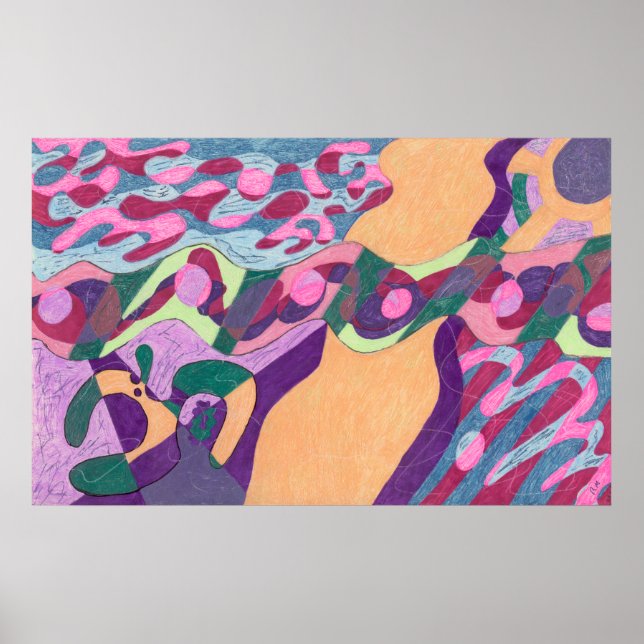 Pôster Linha de água (Frente)