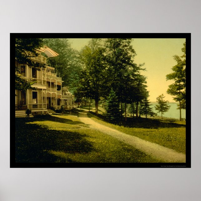 Pôster Linha de algodão em Chautauqua, NY 1898 (Frente)