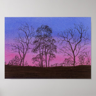 Pôster Linha de Cerca Antiga