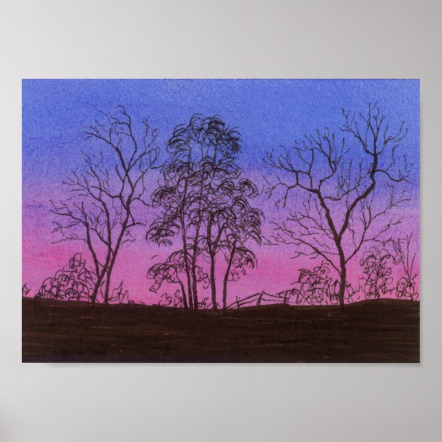 Pôster Linha de Cerca Antiga (Frente)