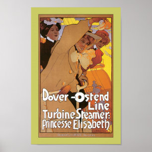 Poster Linha de Dôvar-Ostende