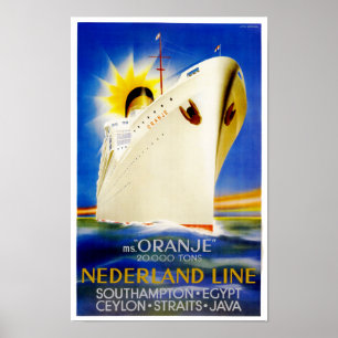 Pôster Linha de Nederland do ~ de Oranje