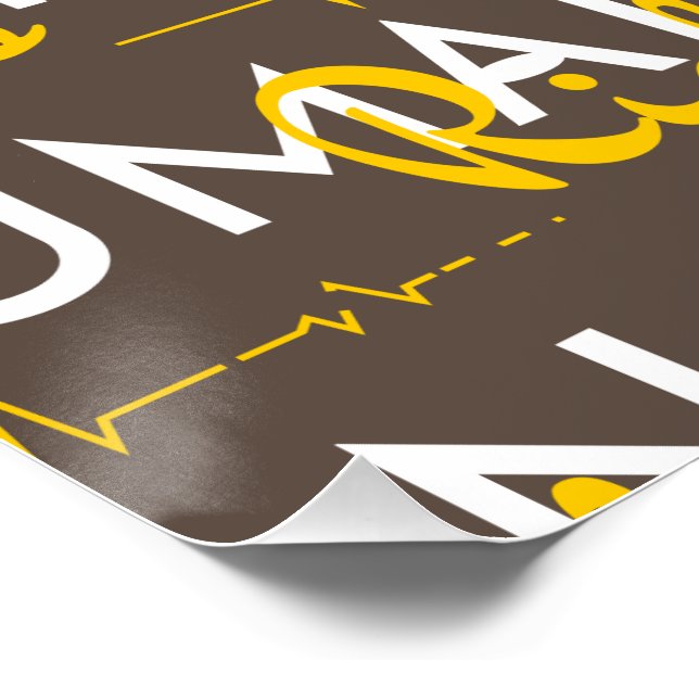 Pôster Linha de vida dos direitos humanos (Canto)