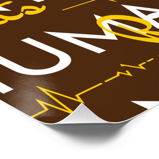 Pôster Linha de vida dos direitos humanos (Canto)