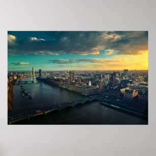 Poster Linha do horizonte de Londres
