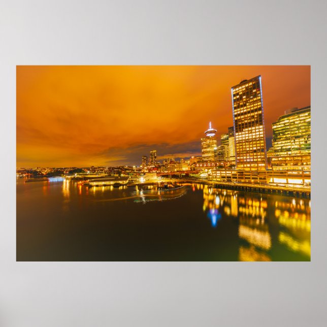 Poster Linha do Sol de Vancouver (Frente)