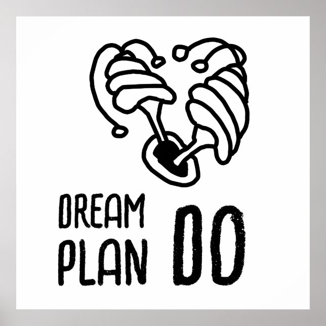 Poster Linha Dream Plan DO Mushroom (Frente)